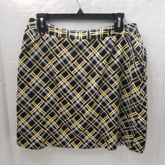 Coral Bay Golf Womens Skirt Skort Shorts Black 12 - Picture 1 of 13
